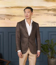 Dk. Brown Herringbone - Neo 3 Sportcoat