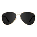 Maxwell Sunglasses (Gold Frame/Black Lens)