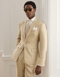 Kent Hand-Tailored Twill Suit Jacket ( Purple Label )