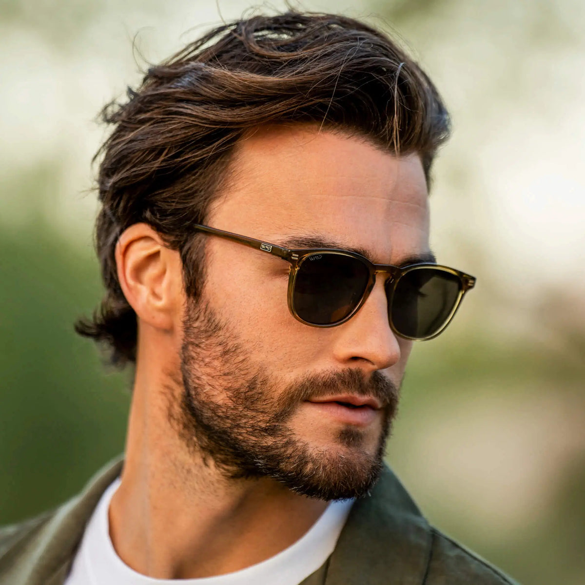 Crystal Brown / Brown Gradient Lens WMP Glasses