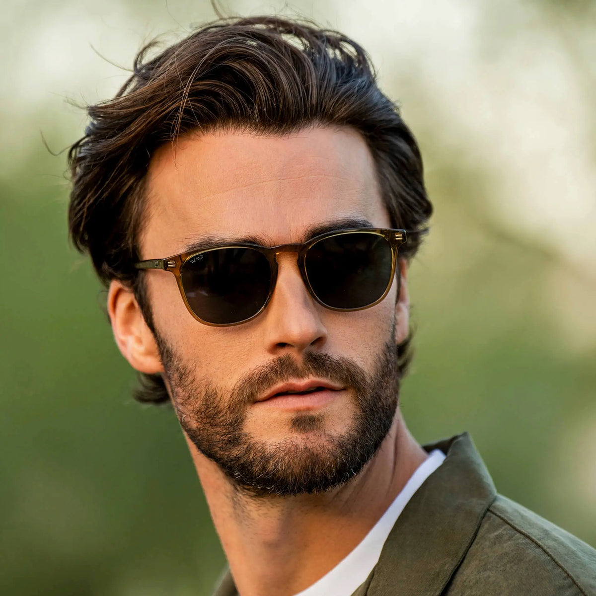 Crystal Brown / Brown Gradient Lens WMP Glasses