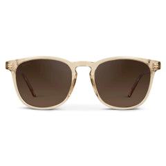 Crystal Sand Brown / Dark Beige Gradient Lens WMP Glasses
