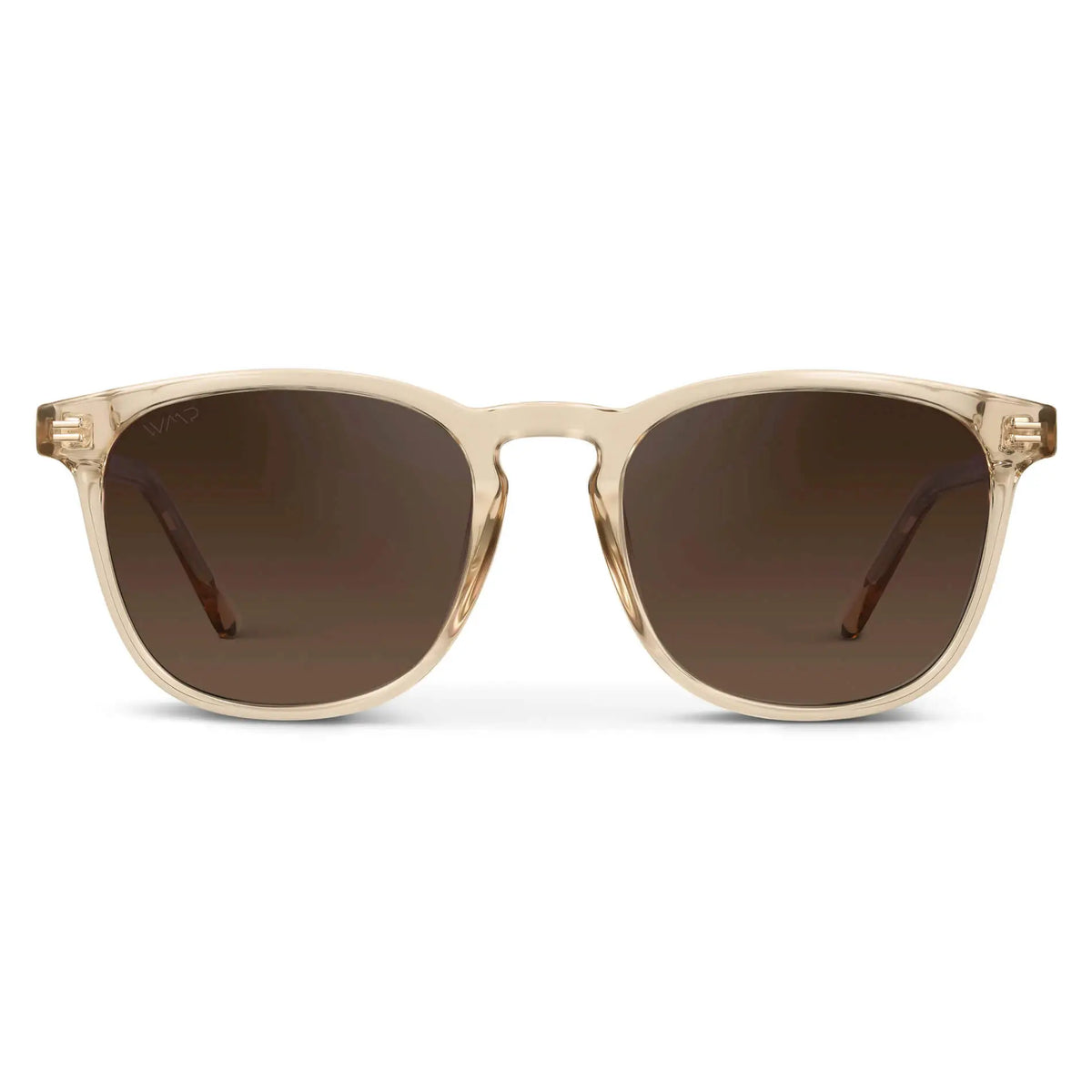 Crystal Sand Brown / Dark Beige Gradient Lens WMP Glasses