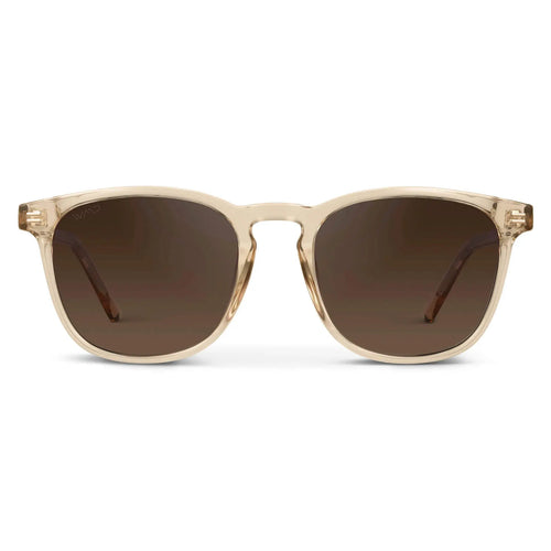 Crystal Sand Brown / Dark Beige Gradient Lens WMP Glasses