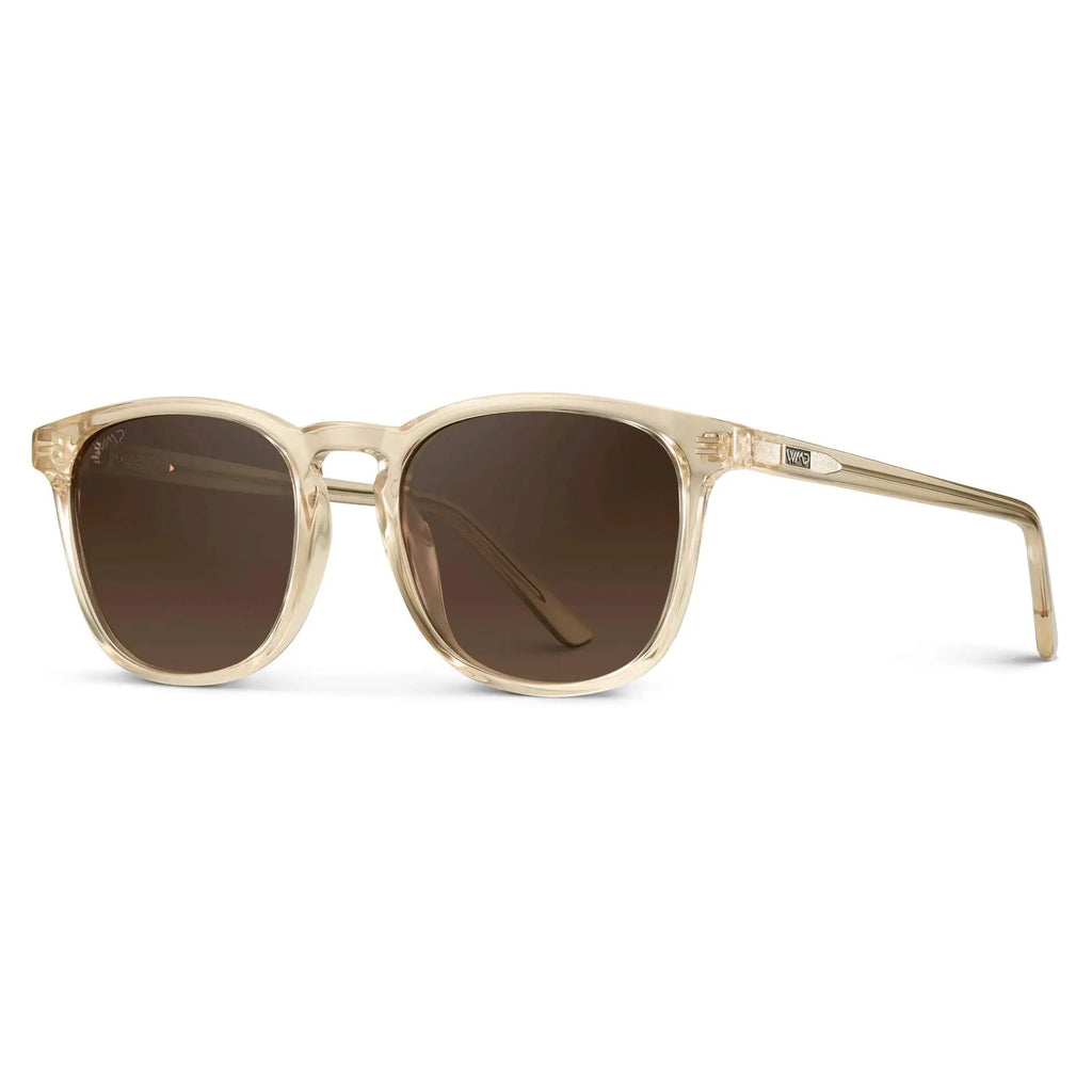 Crystal Sand Brown / Dark Beige Gradient Lens WMP Glasses