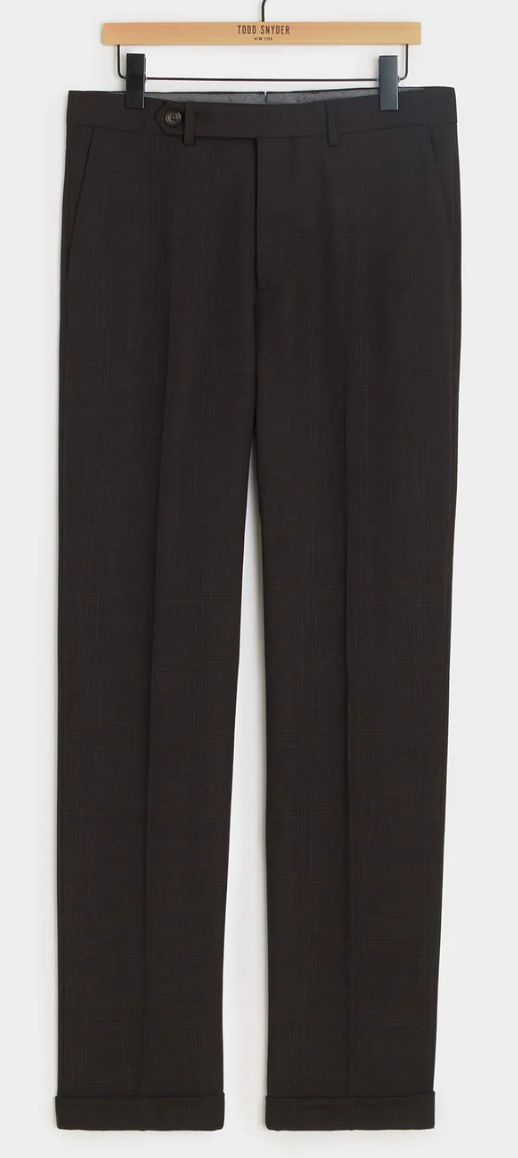 Dark Brown Italian Lightweight Madison Trouser