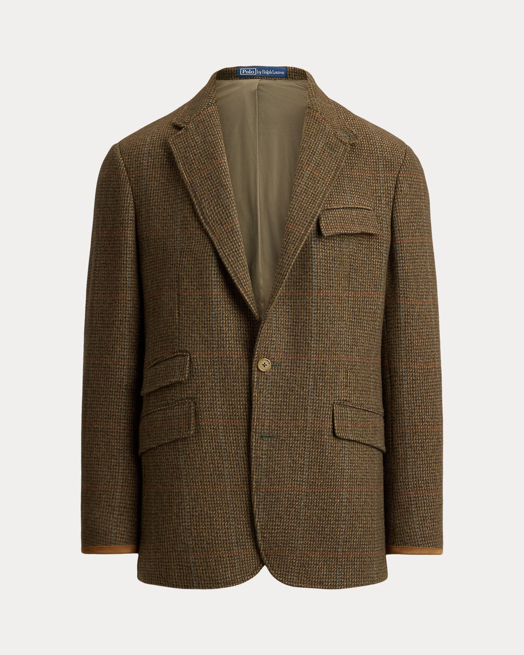 Polo Tailored Fit Plaid Tweed Sport Coat