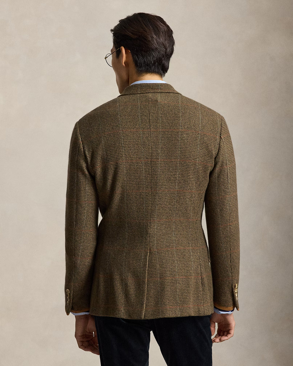 Polo Tailored Fit Plaid Tweed Sport Coat