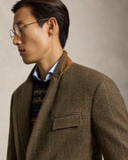 Polo Tailored Fit Plaid Tweed Sport Coat