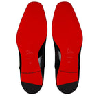 Louboutin Alphamale Rocks (Oxfords - Patent calf leather - Black - Men)