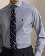 Custom Fit Striped Poplin Shirt