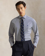 Custom Fit Striped Poplin Shirt