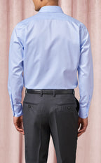 Medium Blue Twill Non-Iron Dress Shirt