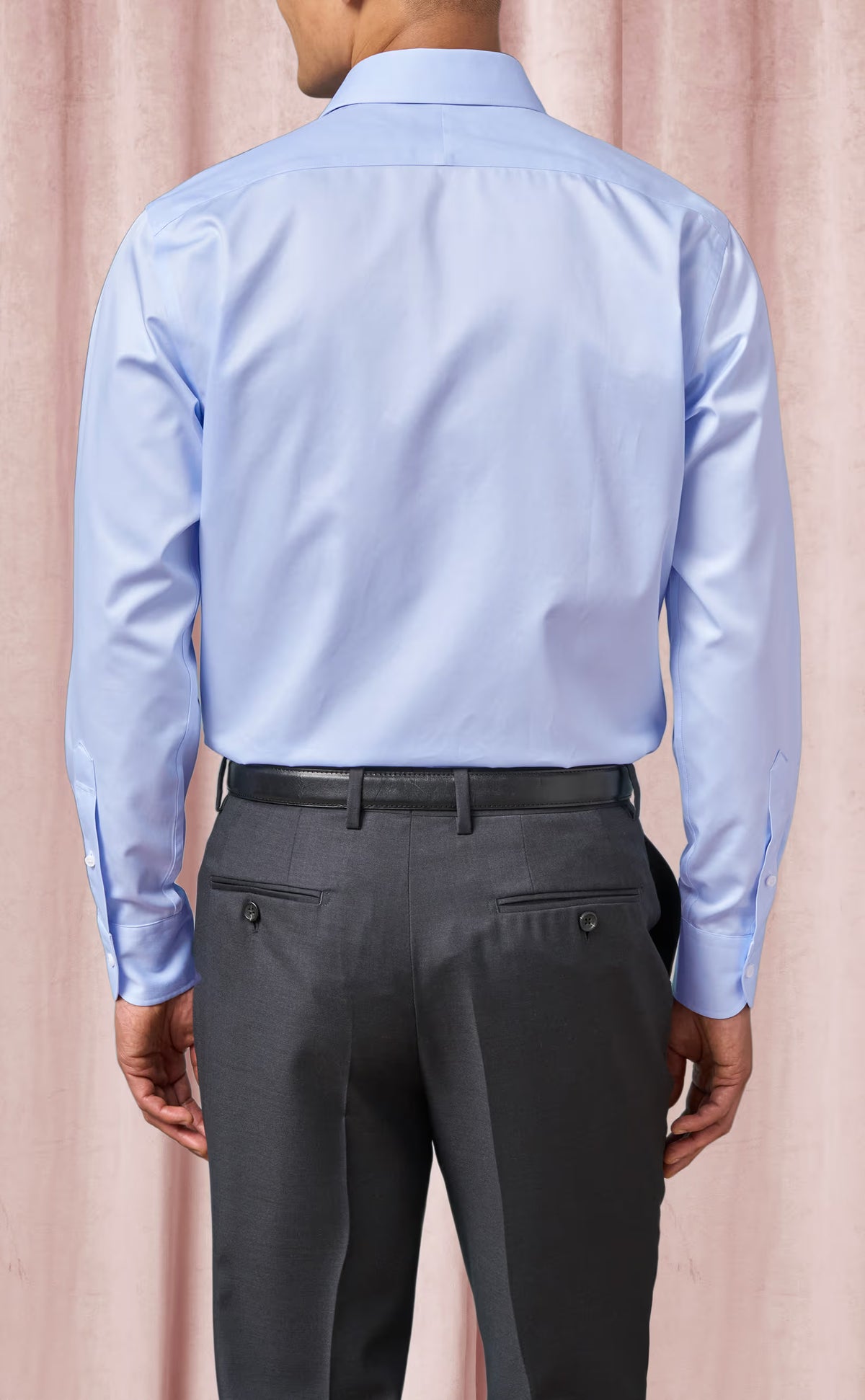 Medium Blue Twill Non-Iron Dress Shirt
