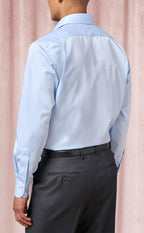 Medium Blue Twill Non-Iron Dress Shirt