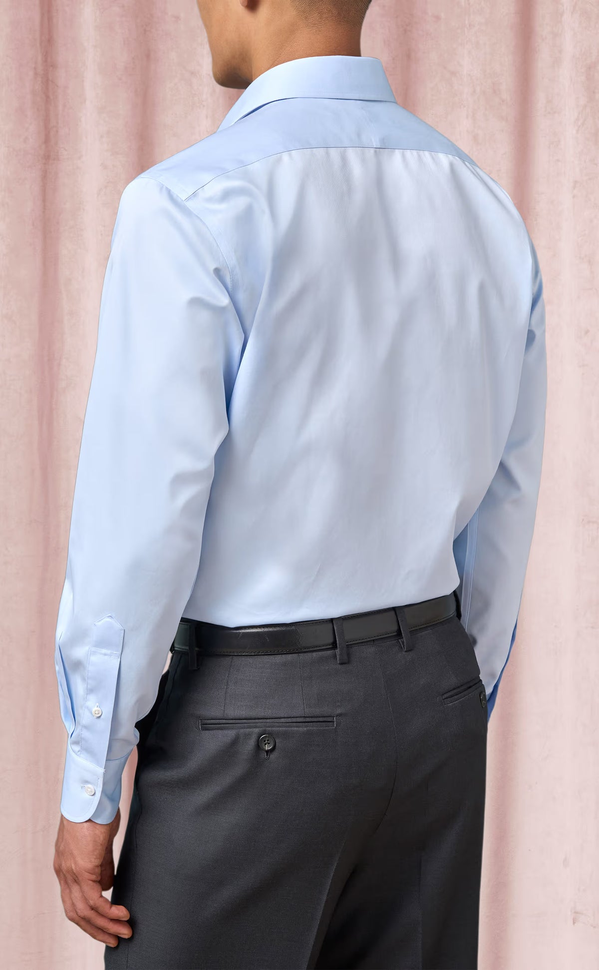 Medium Blue Twill Non-Iron Dress Shirt