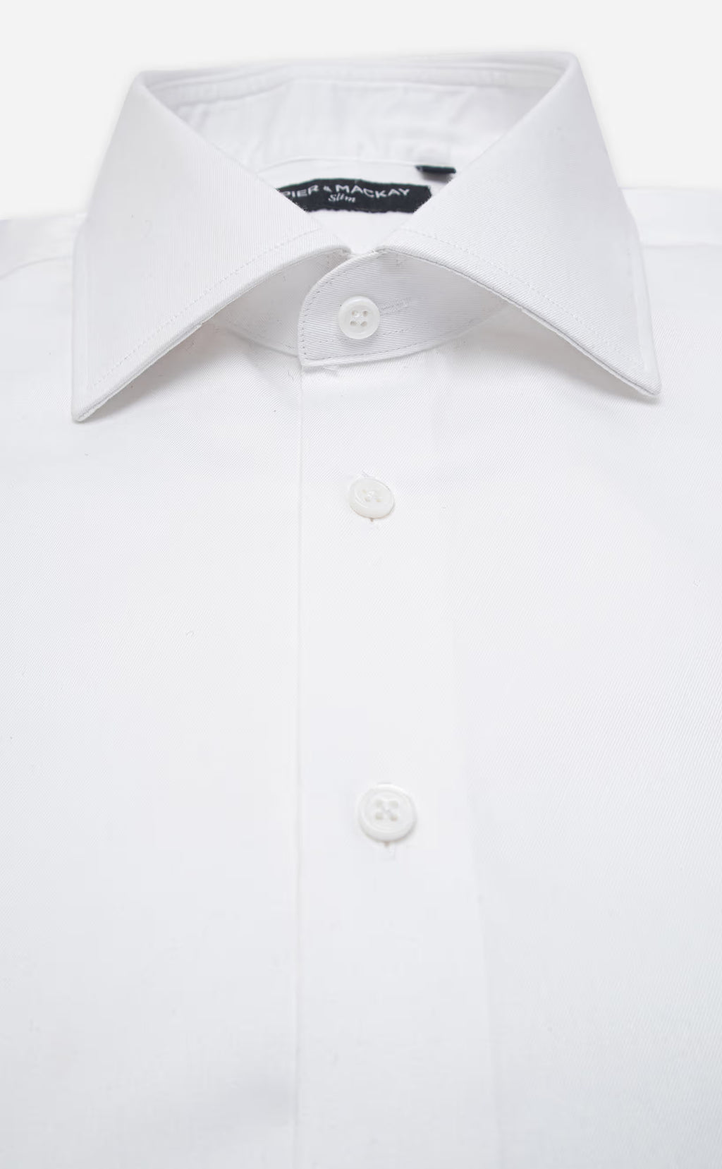 White Twill Non-Iron Dress Shirt