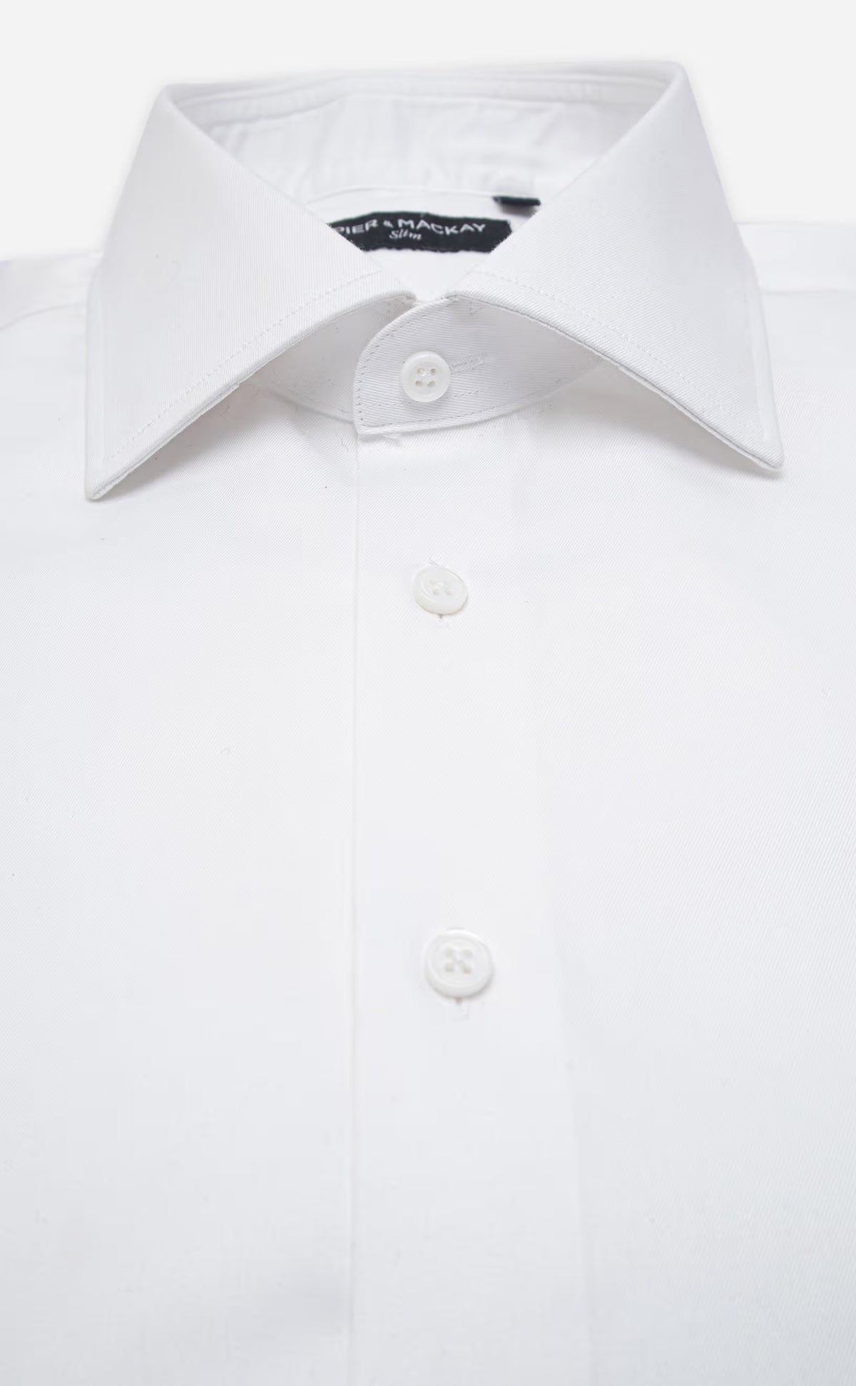 White Twill Non-Iron Dress Shirt