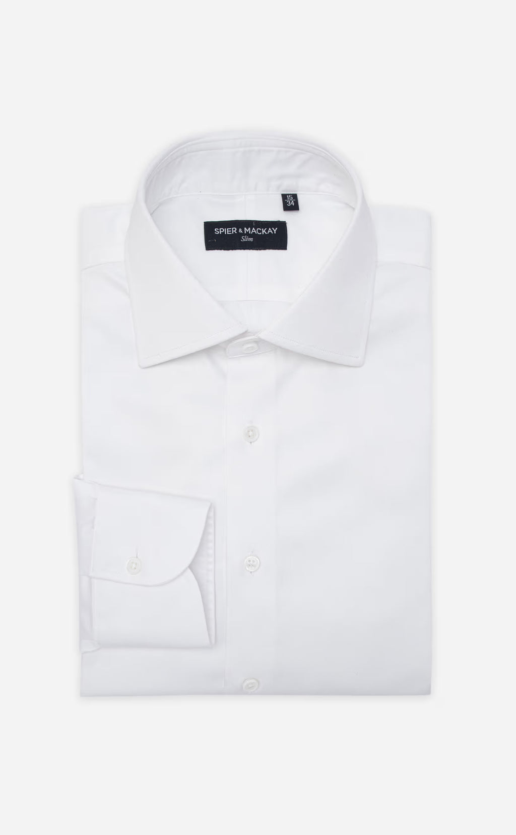 White Twill Non-Iron Dress Shirt