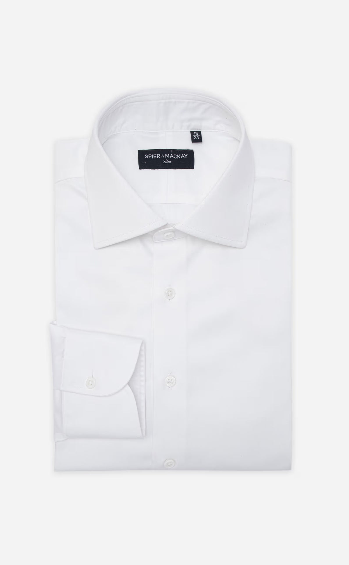 White Twill Non-Iron Dress Shirt
