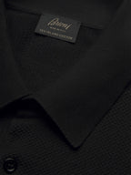 Essential black Sea Island cotton polo
