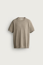RELAXED FIT KNIT T-SHIRT