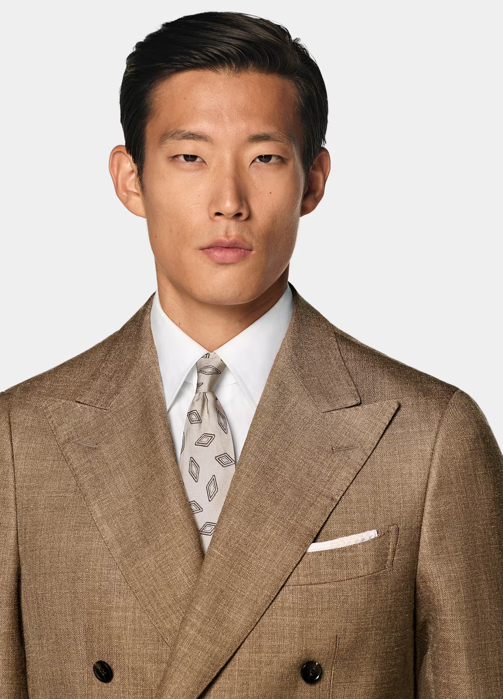 Light brown Tailored Fit Havana Suit