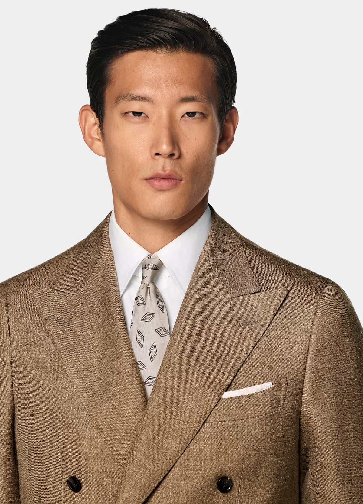 Light brown Tailored Fit Havana Suit