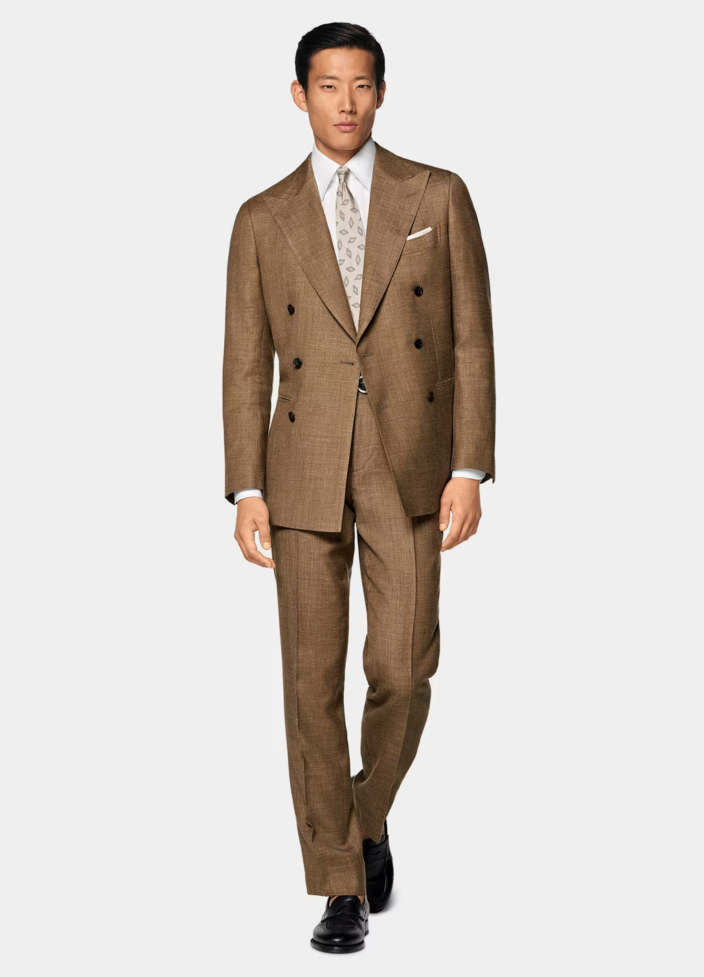 Light brown Tailored Fit Havana Suit