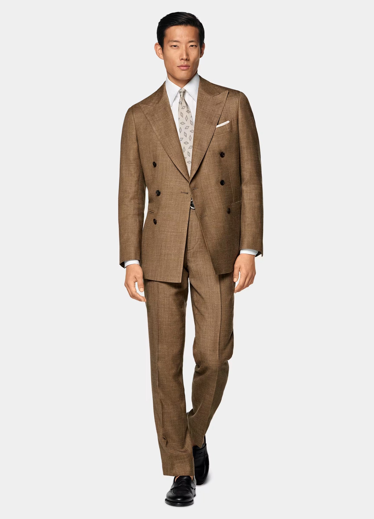 Light brown Tailored Fit Havana Suit