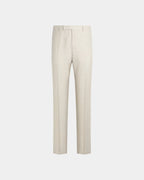 Beige Tailored Fit Havana Suit