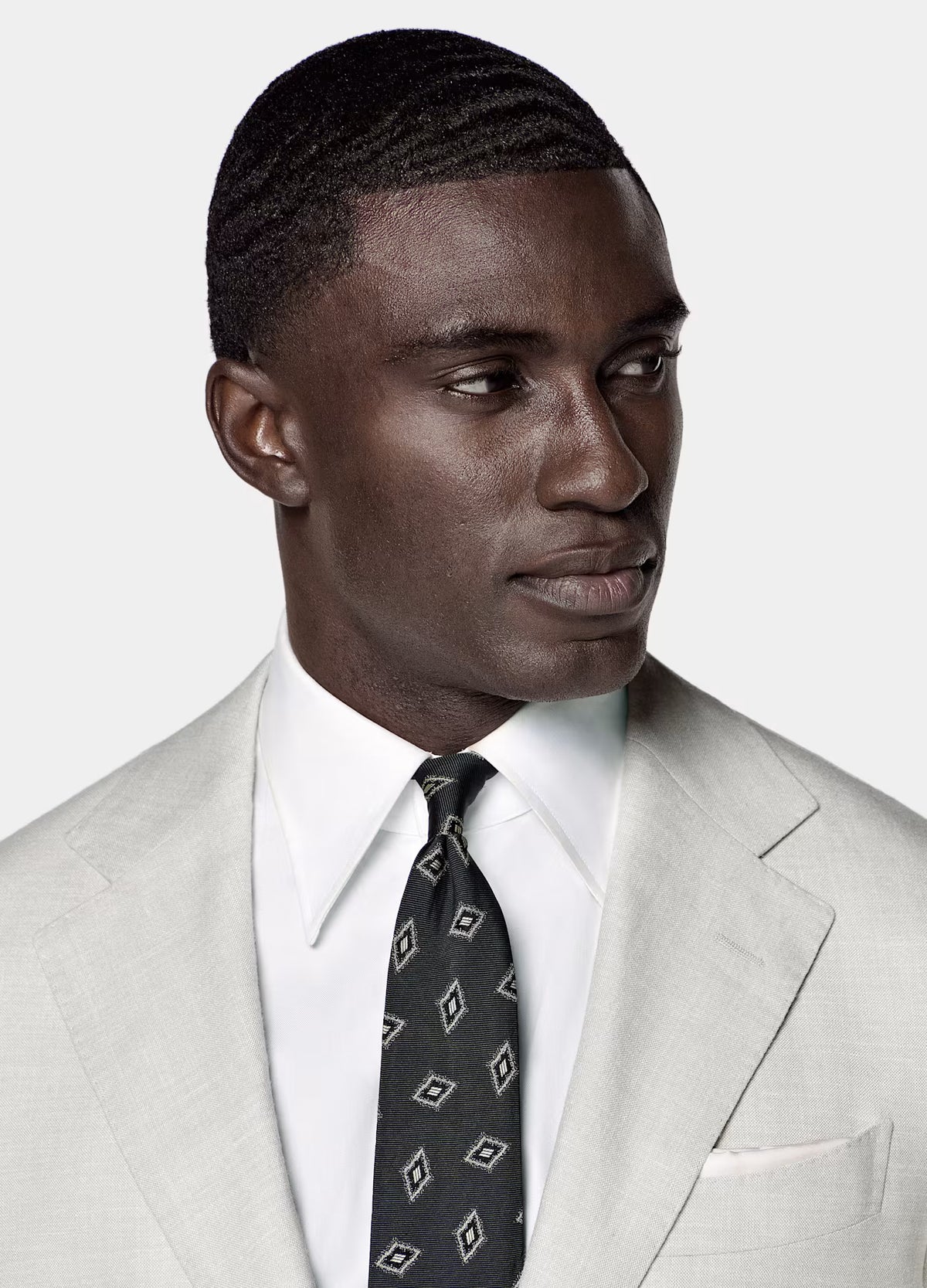 White Tailored Fit Havana Suit