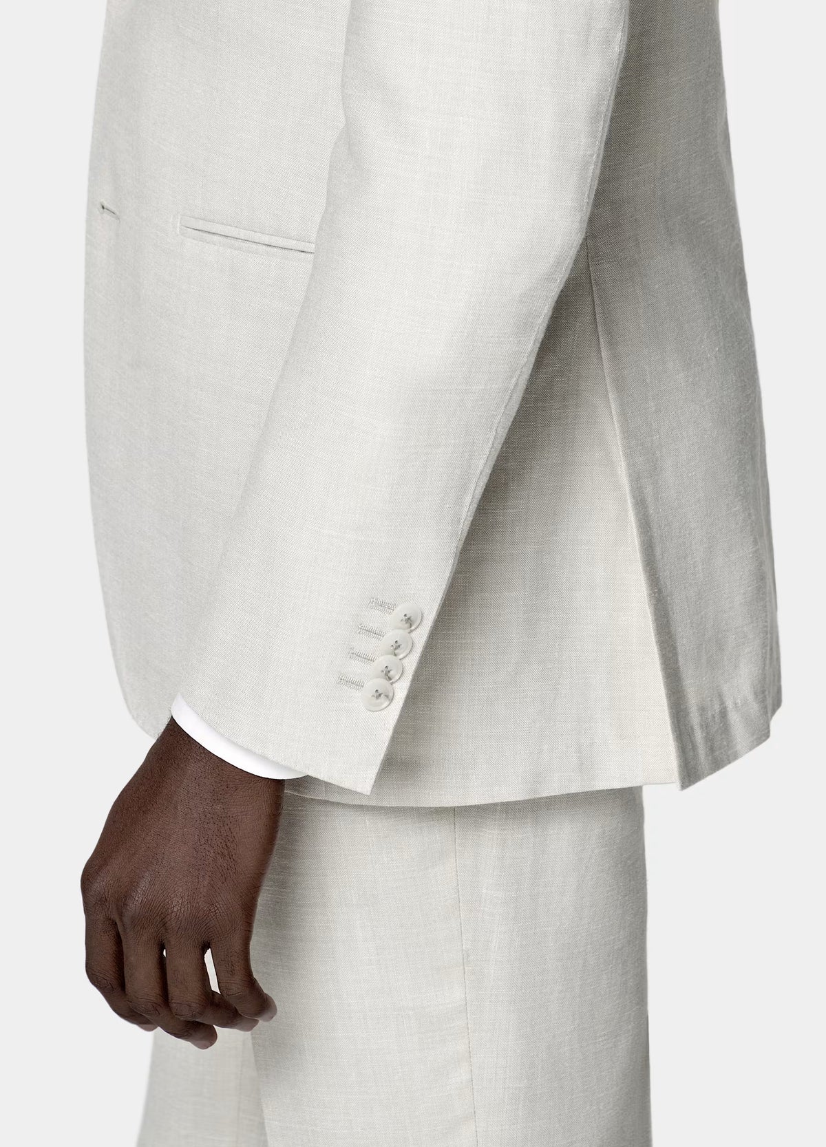White Tailored Fit Havana Suit