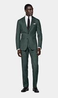 Tailored Fit Havana Suit (mid green)