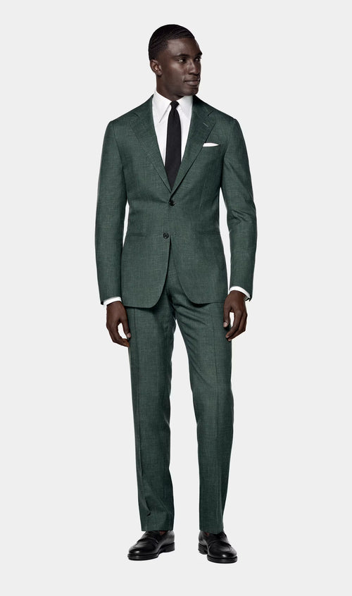 Tailored Fit Havana Suit (mid green)