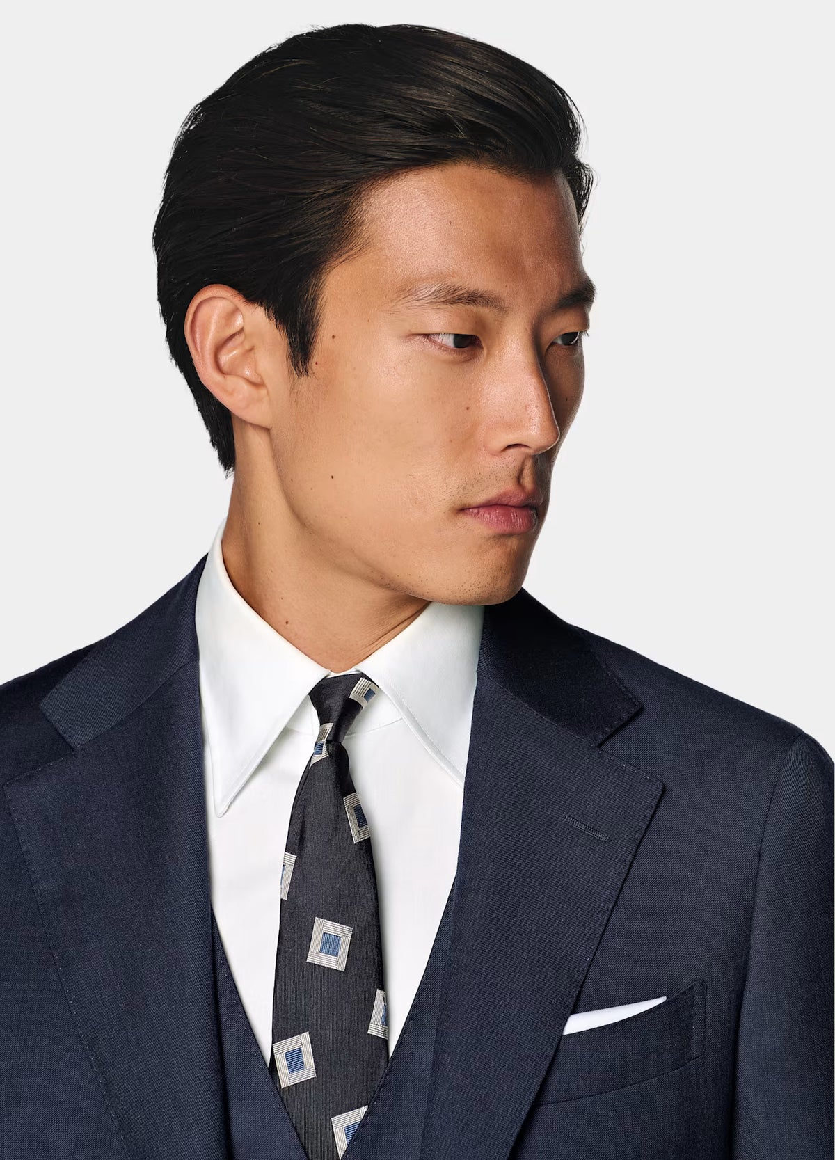Dark blue Tailored Fit Havana Suit