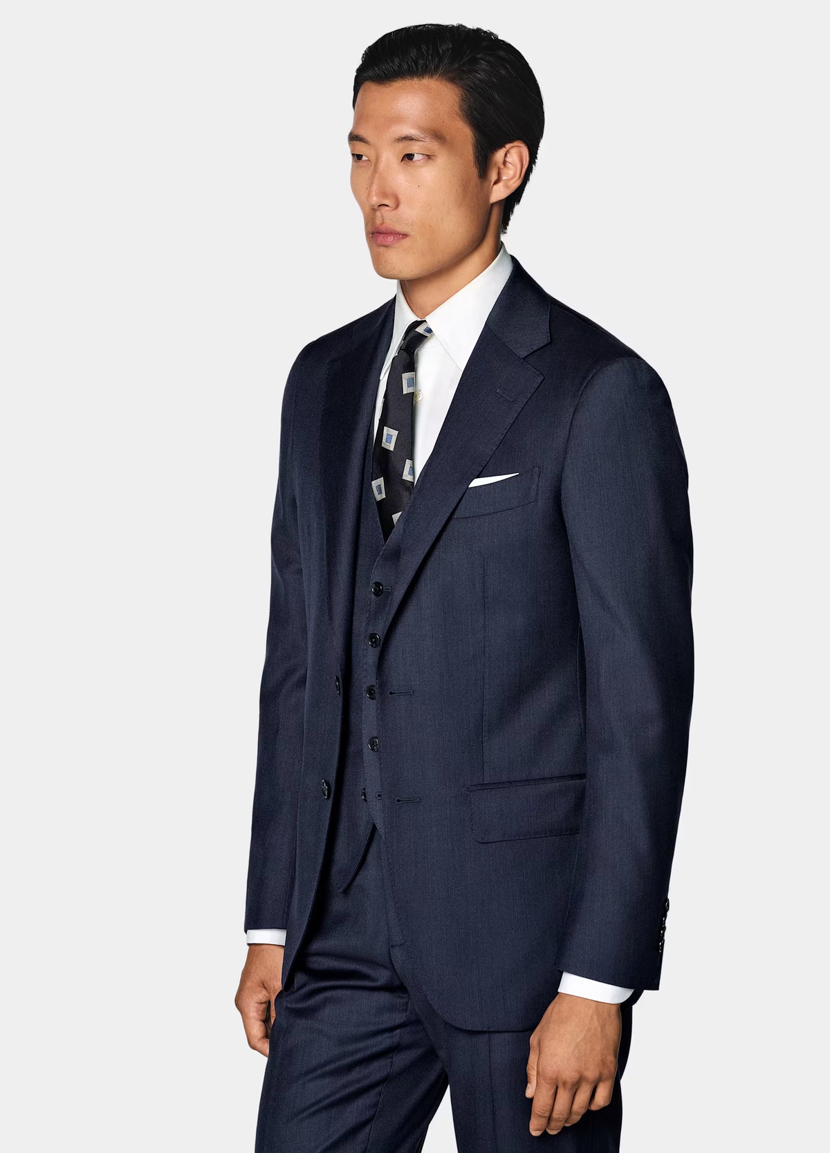 Dark blue Tailored Fit Havana Suit
