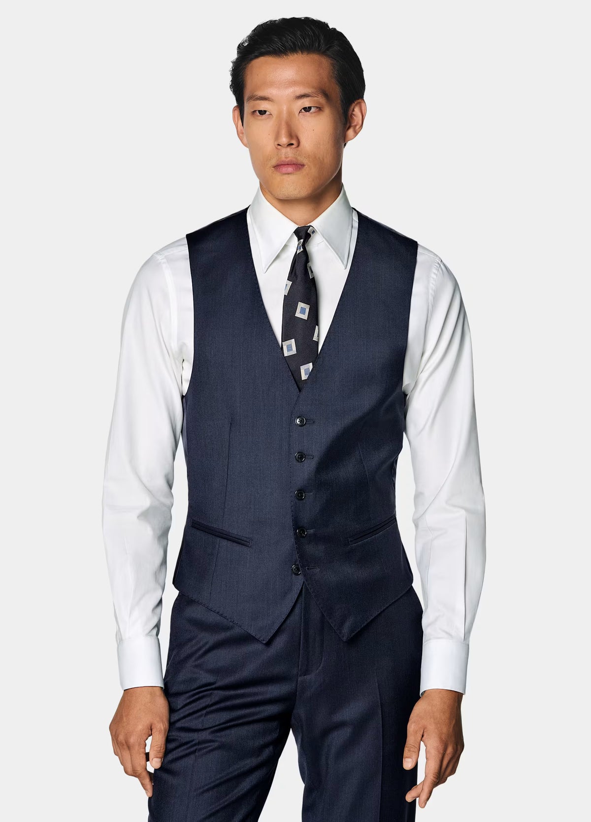 Dark blue Tailored Fit Havana Suit