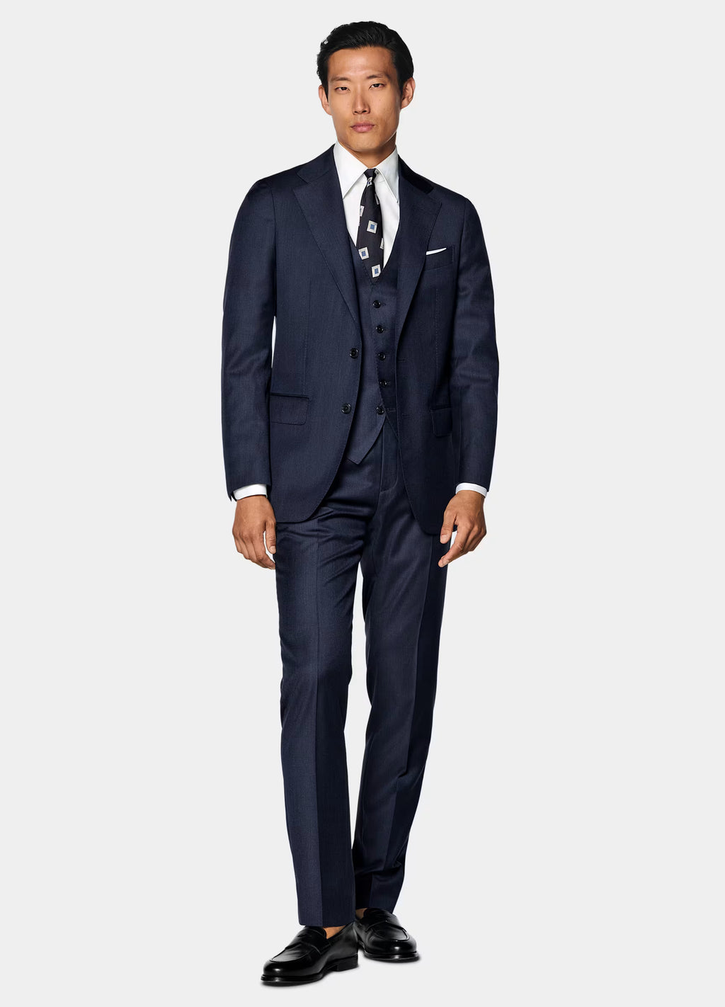 Dark blue Tailored Fit Havana Suit