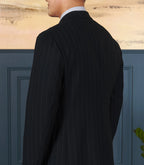 Navy Chalk Stripe - Double-Breasted Suit