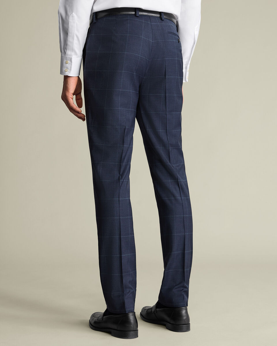 Slim Fit Premium Wool Blend Suit Pants