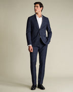 Slim Fit Premium Wool Blend Suit Pants