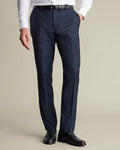 Slim Fit Premium Wool Blend Suit Pants