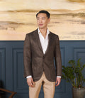 Dk. Brown Herringbone - Neo 3 Sportcoat