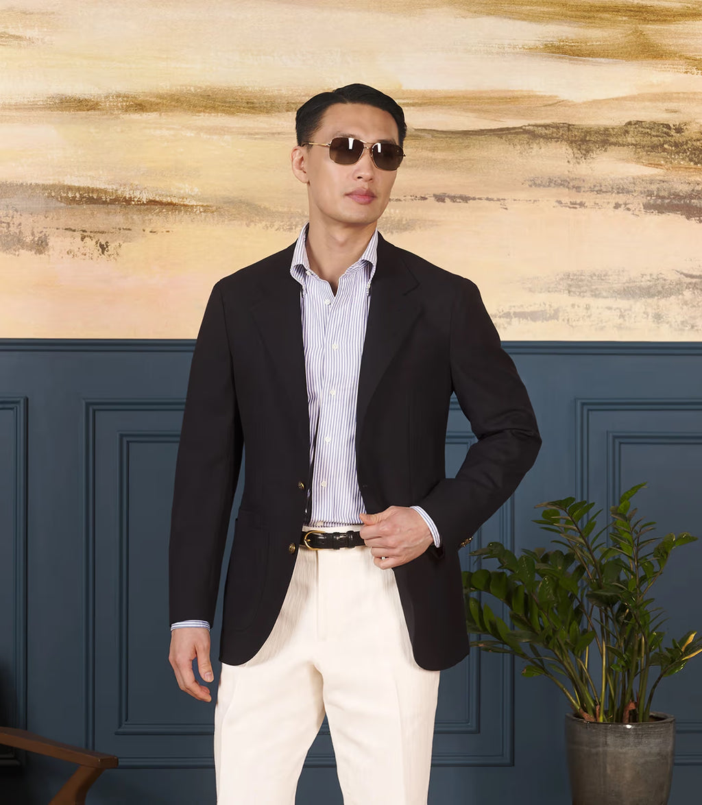 Navy - High Twist Neo 2 Sportcoat