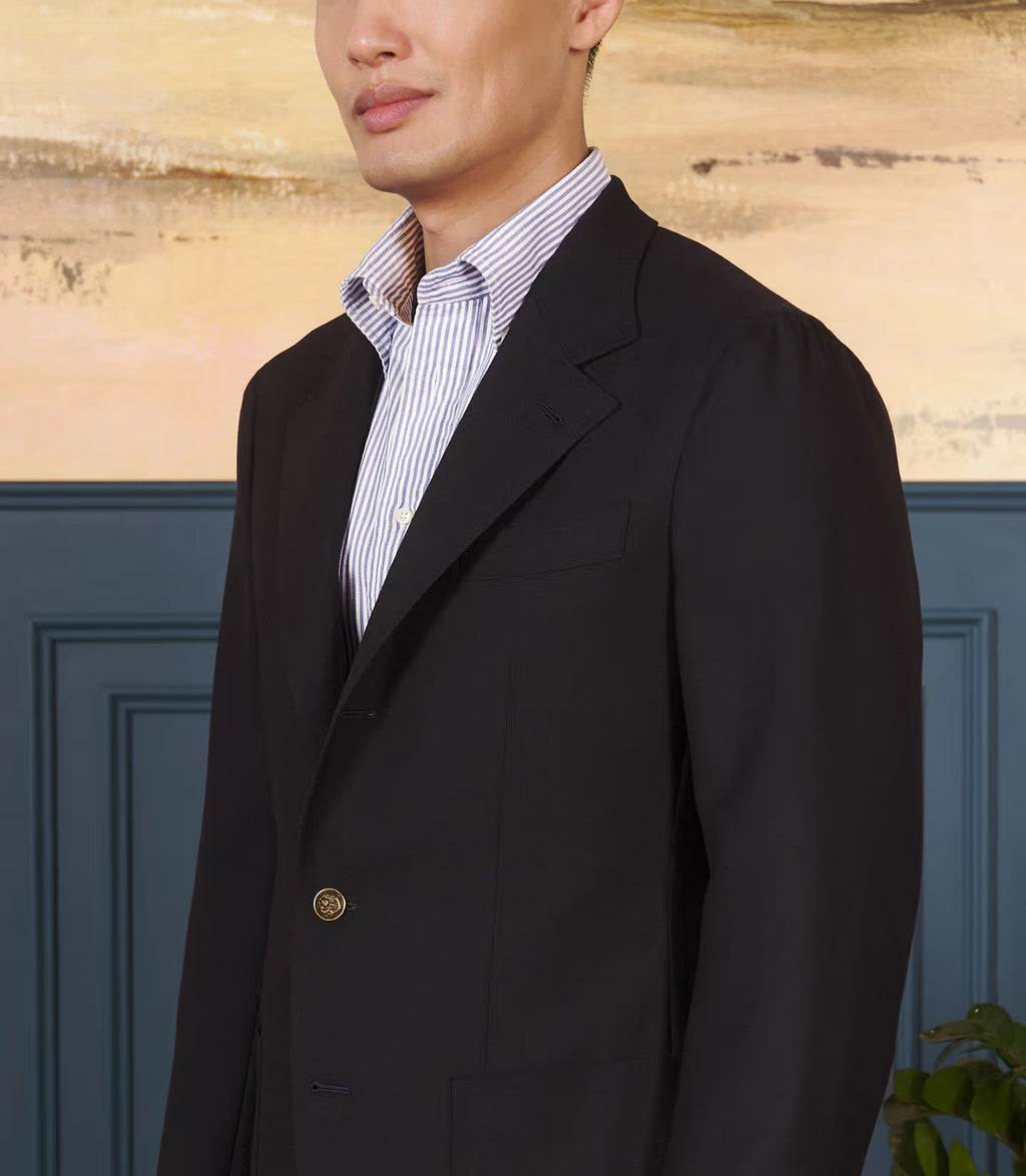Navy - High Twist Neo 2 Sportcoat
