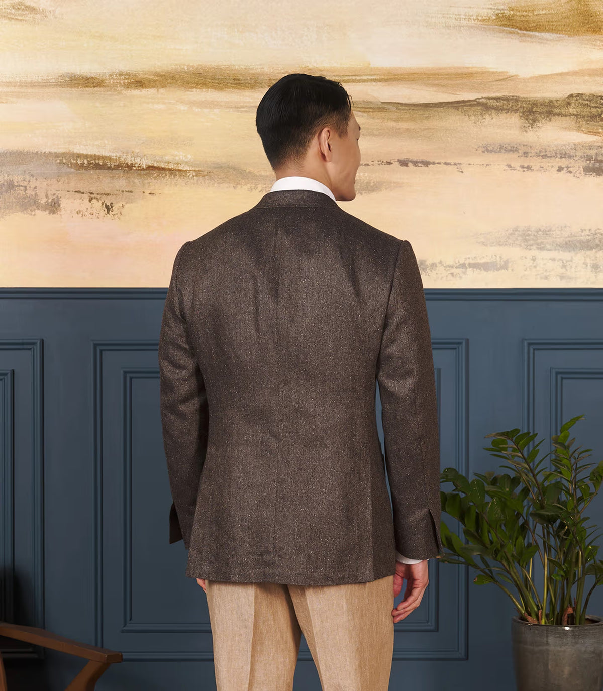 Dk. Brown Herringbone - Neo 3 Sportcoat