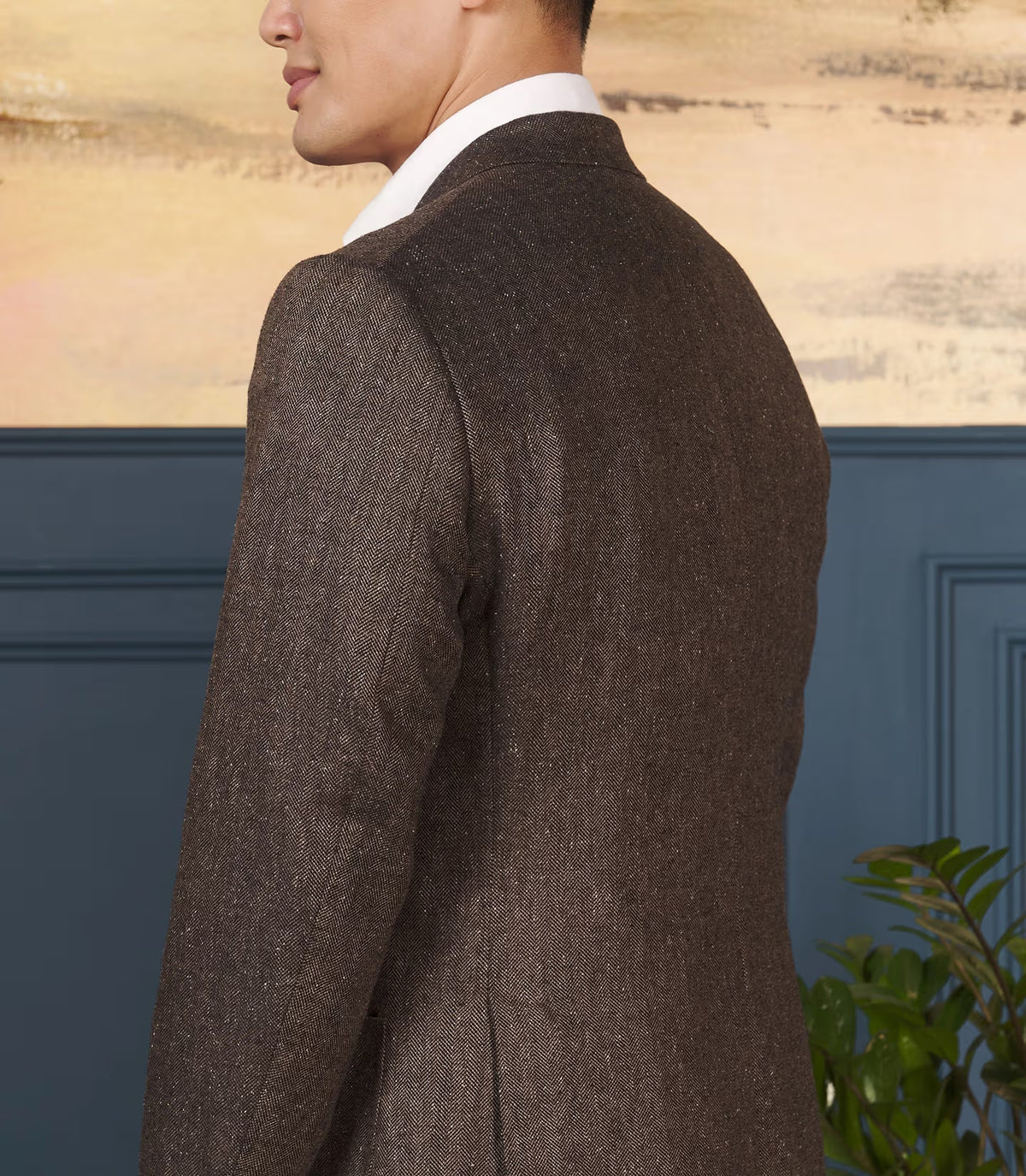 Dk. Brown Herringbone - Neo 3 Sportcoat