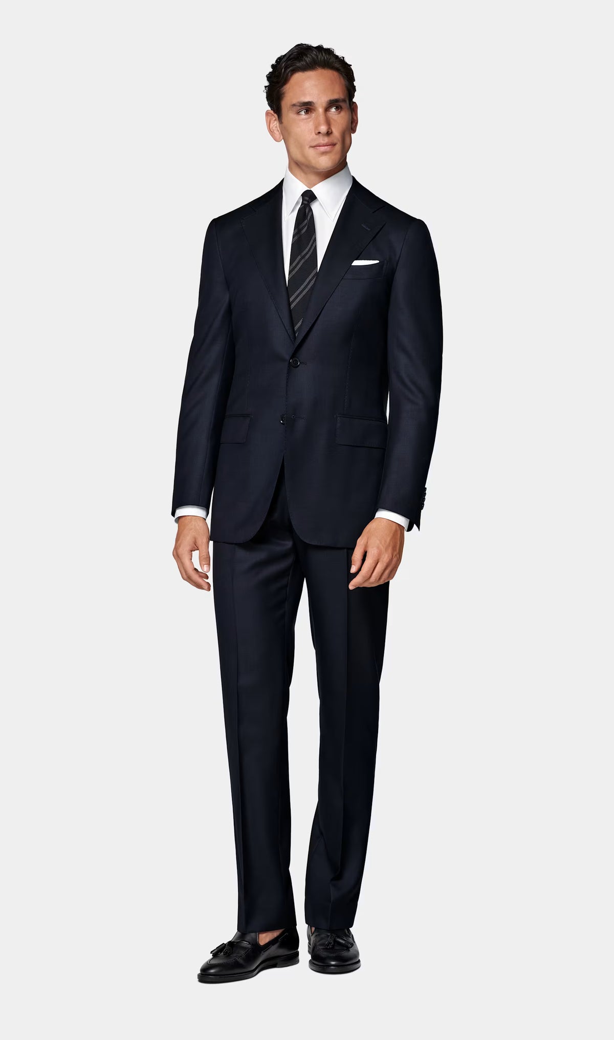 Black Tailored Fit Milano Suit