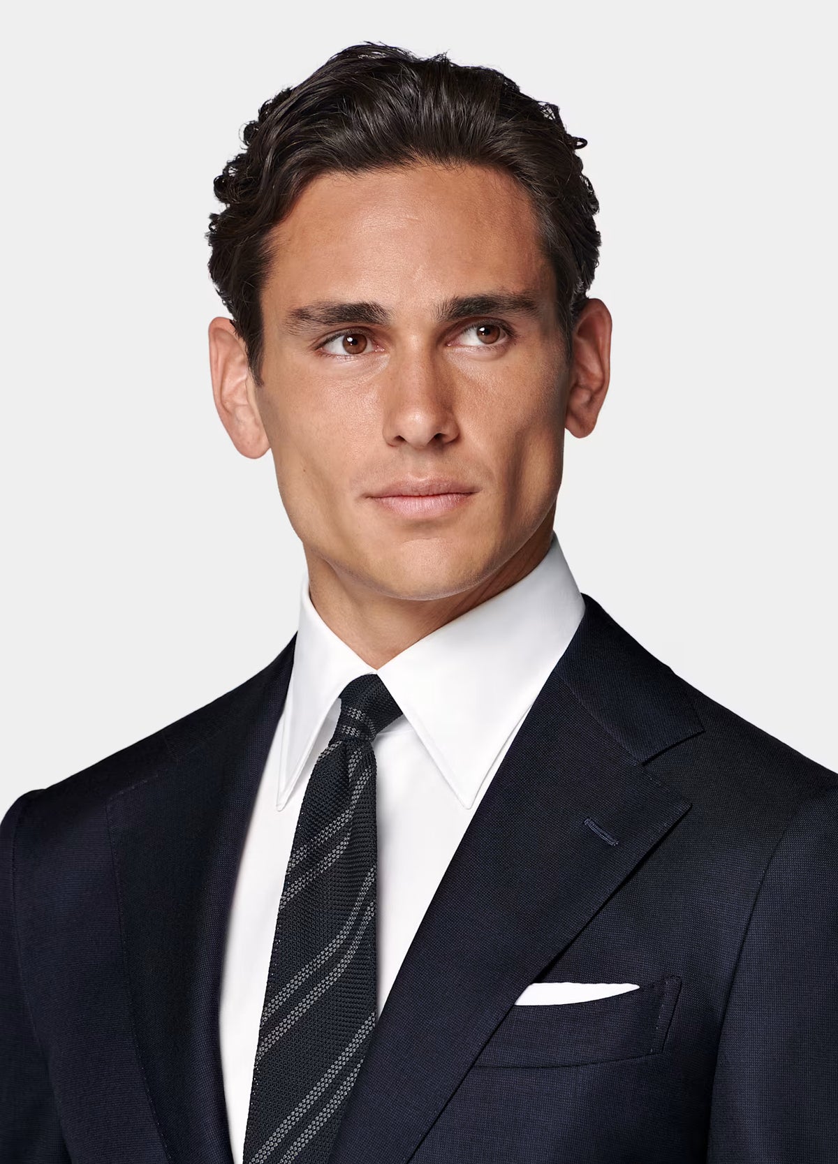 Black Tailored Fit Milano Suit